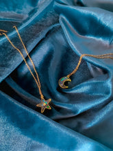 Load image into Gallery viewer, Moon &amp; Star Necklace Set - ARcontinuum